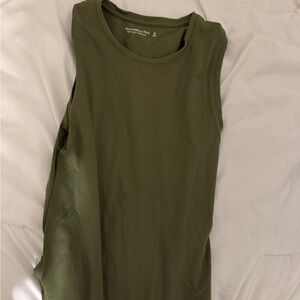 NWOT Abercrombie and fitch Olive Green Sleeveless Top